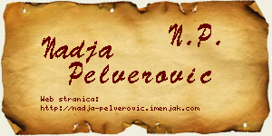 Nadja Pelverović vizit kartica